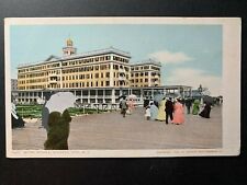 Postcard Atlantic City NJ - c1900s Hotel Rudolph and Boardwalk picture