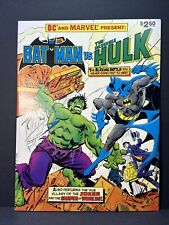 Batman Vs. The Incredible Hulk #1 VF 8.0 1981 DC And Marvel Presents Treasury picture