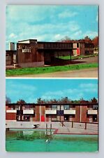 Frankfort MI-Michigan, Sou-Wester Motel, Advertising, Vintage c1970 Postcard picture