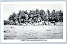 Manitowish Wisconsin Postcard Zingsheim's Shady Rest Resort 1948 Vintage Antique picture