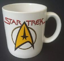 Star Trek Coffee Mug 1994 Starfleet Command Logo 11oz Vintage Pfaltzgraff New picture