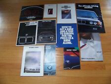Lot of 11 BMW Brochures Accessories Color & Upholstery 3-Series 528e 535i 535is picture