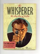 Whisperer Pulp 2nd Series Oct 1940 Vol. 1 #1 VG picture