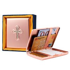 Exquisite and Fashionable Swarovski Cross Metal Vintage Cigarette Case for Me... picture