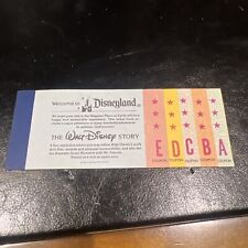 1978 Complete Disneyland Ticket Book A - E Matching Serial Numbers - 5 Tickets picture