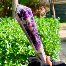 229G Natural Dream Amethyst Quartz Crystal Single End Magic Wand Therapy picture