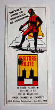 Vintage 1965 St. Augustine Florida travel brochure  picture