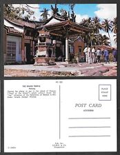 Old Singapore/Malaysia Postcard - Penang - Snake Temple picture
