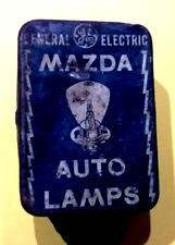 (pgasteelers1)Gerneral Electric Mazda Auto Lamps  Tin Box  🌠 picture