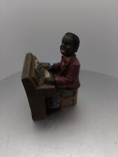 Vintage African American Musician, Pianist, Jazz Figurine (Z6) picture