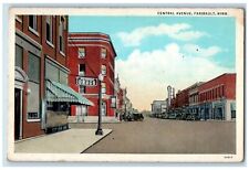 c1920 Central Avenue Exterior Store Building Street Faribault Minnesota Postcard picture