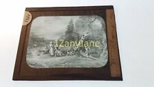 FMY Glass Magic Lantern Slide Photo PAINTING  WOMEN IN THE WOODS picture
