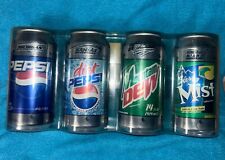 Pepsi, Diet Pepsi, Mountain Dew, Sierra Mist Lot Of 4 14 Oz. Cans Read picture
