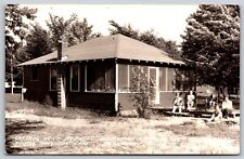 Postcard Cottage No 1 North Houghton Lake, Roscommon, Michigan 1941 RPPC P189 picture