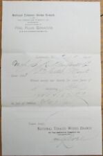 Louisville, KY 1894 National Tobacco Works Letterhead to Virginia City, MT Mont picture