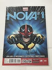 Nova #1A, 2013 Marvel Now, First Sam Alexander. Signed Ed McGuinness NM | Combin picture