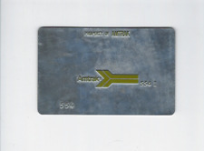 Vintage Amtrak Metal Ticket Validation Plate 554  2 x 3 Inches picture