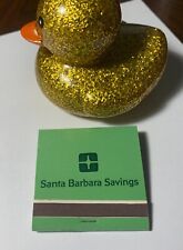 Santa Barbara Savings Original Vintage Matchbook Full / Unstruck picture