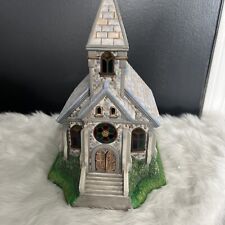 PartyLite Olde World Village #2 Church Tealight House picture