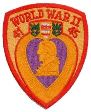 WWII PURPLE HEART Embroidered Shoulder Patch (4