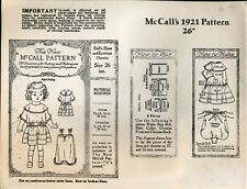 MCCALL'S 1921 PATTERN 26