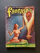 Fantastic Adventures Vol 12 #8 1950 Golden Age Pulp Science Fiction Beautiful... picture