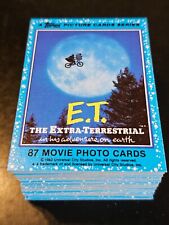 1982 Topps E.T. The Extra Terrestrial Complete 87 Card Set picture