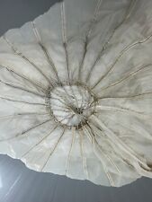 Frech Military  28 ft White Round Parachute/Photo Shoot,Car/ Cover,Canopy,Deco. picture