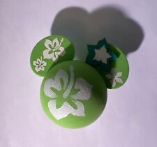 Disney Mickey Minnie Mouse Antenna Topper Hibiscus Flower Hawaii Lime Green NWT picture