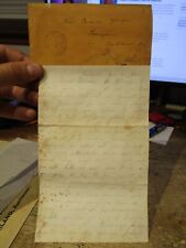 1869 Brookfield Eaton Rapids Michigan Antique Handwritten Letter Hess Family picture