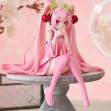 New Hatsune Miku Anime Figure Pink Dress Pvc Model Action Toys Cherry Pink Cherr picture