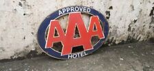 Porcelain Approved AAA Hotel 36x25 Inches Enamel sign board picture