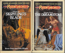 Runesword Book 2: Skryling's Blade & Book 3: The Dreamstone PBs Rose Estes picture