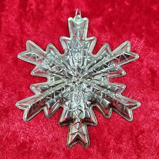 Gorham Sterling Silver Snowflake Christmas Ornament 1978 picture