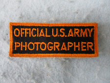 WWII Official US Army Photographer Patch Signal Corps WW2 picture