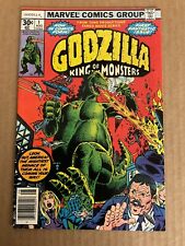 GODZILLA #1 (1977) Marvel; Moench, Trimpe; Nick Fury/SHIELD; Apparent VF/NM picture