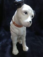 Victor Nipper Dog Ceramic Figurine Cute Showa Retro picture
