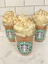 Starbucks Inspired Chai Latte Dessert Candle Handmade picture