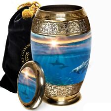 Divine Dolphins Cremation Urn, Cremation Urns Adult, Urns for Human Ashes picture