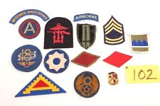 WWII Variant Patch Lot with Hard to Find Desirable Pieces picture