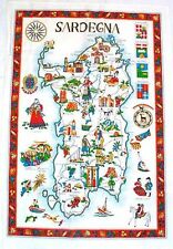 Sardegna, Italy Souvenir Linen Tea Towel - Kitchen Towel, Made in Italy picture