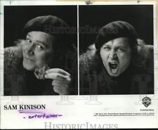 1986 Press Photo Comedian Sam Kinson - hcp84461 picture