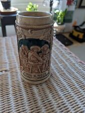 VINTAGE GERZ SMALL BEER STEIN WITH TAVERN SCENE MADE IN GERMANY picture