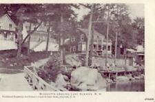 PRE-1907 BLODGETT'S LANDING LAKE SUNAPEE, NH women on pier picture