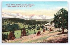 Postcard Mount Audubon The Arapahoes Eldora Branch Colorado NW Railway CO picture