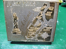 ARLENE HERE  IS  YOUR  SOUVENIR  OF NEW  YORK COIN MONEY CADDIE  1960  ENJOY  picture
