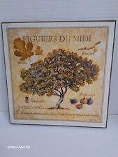 Fig Tree of South-Provence Pascal Cessou Wooden Tablets Piante Made in Italy picture