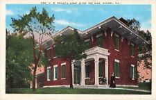 Galena IL Illinois, General U.S. Grant's Home After War, Vintage Postcard picture
