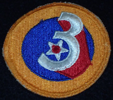 WW2 USAAF 3rd Third Army Air Force SSI Shoulder Patch Naples Florida HQ Training picture