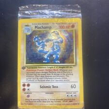 Sealed Machamp 8/102 1st Edition Base Set WOTC Pokemon NM-Mint Rare 1999 (2) picture